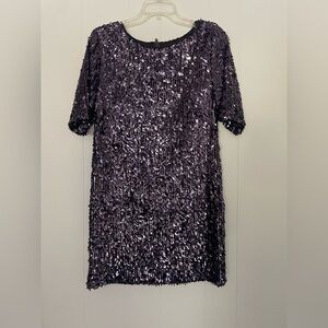 Sequined Rachel Roy Purple dress
